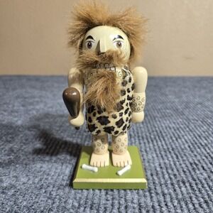 Cute World Market Holiday Christmas 7" Nutcracker ~ Hard to Find Wally Caveman